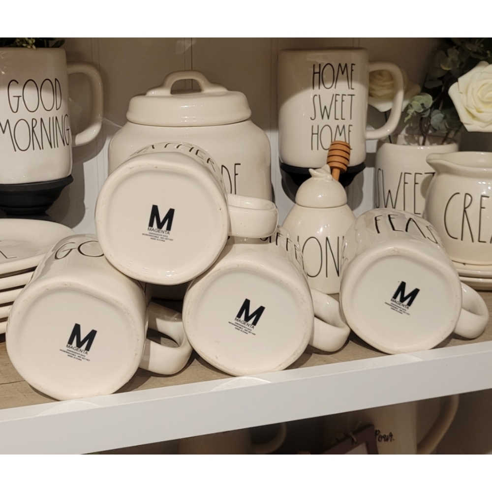Rae Dunn M Stamped Mugs Bundle